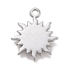 Non-Tarnish 304 Stainless Steel Pendants STAS-A063-16P-2