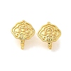 Rack Plating Brass Cloud Hook Clasp KK-F866-04-2