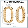 6Pcs Brass Spring Gate Rings KK-SC0005-71-2