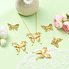 6Pcs 2 Styles 304 Stainless Steel Pendants STAS-BBC0007-74-5