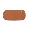 PU Leather with Iron Oval Bottom LS-FIND-WH0091-16A-02-1