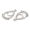 Non-Tarnish 304 Stainless Steel Chandelier Component Links STAS-D084-02P-2