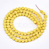 Spray Painted Non-magnetic Synthetic Hematite Beads Strands G-T116-03A-24-2
