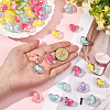 80Pcs Transparent Acrylic Beads TACR-SP0001-39-4