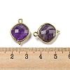 Natural Amethyst Pendants G-M431-12G-01-3