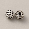 Tibetan Style Alloy Bead FIND-WH0034-46AS-04-1