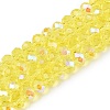 Electroplate Glass Beads Strands LS-EGLA-A044-T8mm-L29-1
