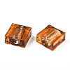 Handmade Silver Foil Lampwork Beads X-FOIL-S006-12x12mm-M-4