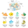 16Pcs 8 Styles Marine Series Opaque & Transparent Resin Pendants RESI-FS0001-46-4