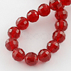 Transparent Glass Bead Strands GLAA-R095-10mm-22-2
