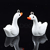 Opaque Resin Pendants X-RESI-S356-067-3