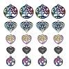 20Pcs 5 Style Alloy Pendants FIND-LS0001-25MC-2