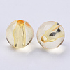 Transparent Acrylic Beads TACR-Q255-8mm-V-4