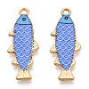 Alloy Enamel Pendants X-FIND-C037-16G-02-1-2