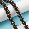 Natural Yellow Tiger Iron Beads Strands G-C079-A03-02-2
