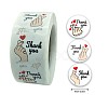 3 Styles Thank You Stickers Roll LS-STIC-PW0002-108-1