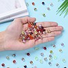Electroplate & Transparent Czech Glass Beads GLAA-O018-24-5