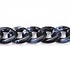 Acrylic Curb Chains AJEW-JB00505-07-3