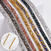 5 Yards Self Adhesive Resin Rhinestone Tape DIY-SP0002-49A-6