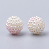 Imitation Pearl Acrylic Beads OACR-T004-10mm-16-2