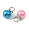 ABS Plastic Imitation Pearl Pendants KY-XCP0001-39-2