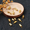 PandaHall Jewelry Brass Screw Clasps KK-PJ0001-03G-24