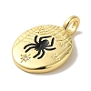 Brass Micro Pave Cubic Zirconia Pendants KK-Z042-23G-01-2