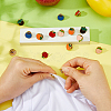 15Pcs 5 Styles Fruit Enamel Pins JEWB-FH0002-90-3