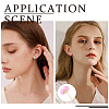 50Pcs Brass Earring Settings KK-TA0008-38B-8