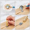 2Pcs 2 Style Wax Seal Stamp DIY-CP0006-34C-5