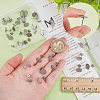 32Pcs 8 Style 201/304 Stainless Steel Stud Earring Findings STAS-ME0001-39P-3
