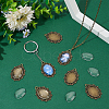 20Pcs Alloy Oval Pendant Cabochon Settings DIY-UN0006-89-2