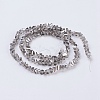 Electroplate Glass Beads Strands EGLA-J145-4mm-PL01-2