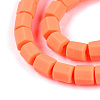 Handmade Polymer Clay Beads Strands CLAY-T021-02L-3