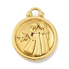 Real 18K Gold Plated Tone 304 Stainless Steel Pendants STAS-K291-01G-05-1