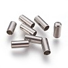 Tarnish Resistant 201 Stainless Steel Cord End Caps STAS-P207-05P-C-1