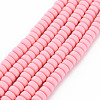 Handmade Polymer Clay Beads Strands CLAY-N008-118-2