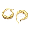 PVD Vacuum Plating 304 Stainless Steel Hoop Earrings for Women EJEW-Q772-12G-2