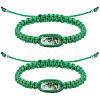 Cotton Cord Braided Bracelets FS-WG5D436-01-1