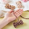 7.5 Yards 3 Colors  Braided Flat Faux Suede Cord LW-TA0001-04-6