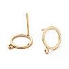 Brass Stud Earring Findings X-KK-S348-358-1