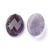 Natural Amethyst Cabochons X-G-G760-A09-2
