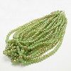 Electroplate Glass Faceted Rondelle Beads Strands EGLA-D020-3x2mm-58-4