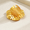 Luxurious Iron Hollow Flower Wedding Cuff Ring for Bride VO5692-4