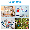 13Pcs 13 Colors Hanging Resin Pendant Decorations HJEW-PH0001-38-3