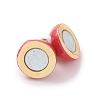 Brass Magnetic Clasps ZIRC-F136-10G-4