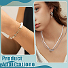 2Pcs 2 Colors 925 Sterling Silver Toggle Clasps STER-BC0004-01-5