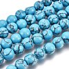 Synthetic Turquoise Beads Strands Z0NDC013-1-1