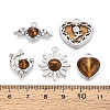 18Pcs 9 Styles Alloy Resin Pendants PALLOY-N185-01P-4