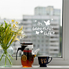 4Pcs 4 Styles Square PET Waterproof Self-adhesive Car Stickers DIY-GF0007-45B-6